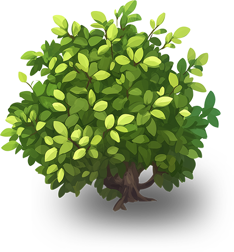 Preview for Green-bush-illustration-sticker-79c5e