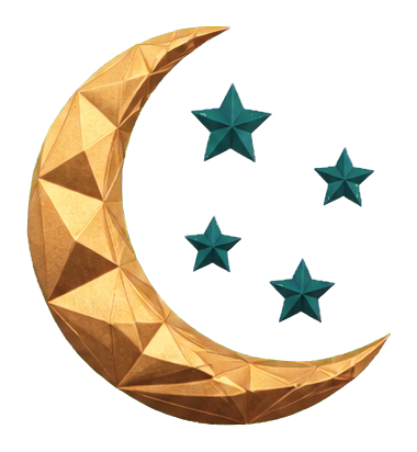 Preview for Celestial Moon Gold Sticker