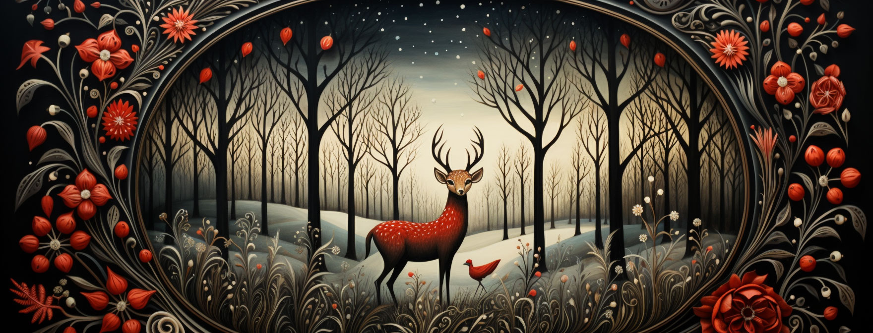 Preview for Red-deer-winter-forest-christmas-cover-background-296ed