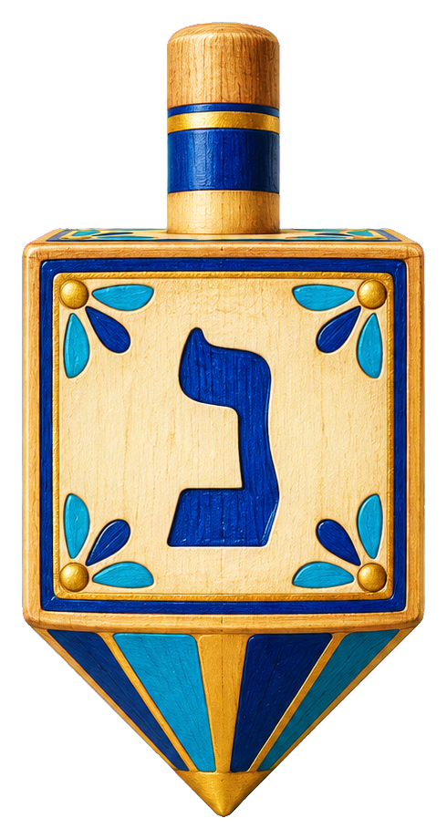 Preview for Wooden Nun Dreidel