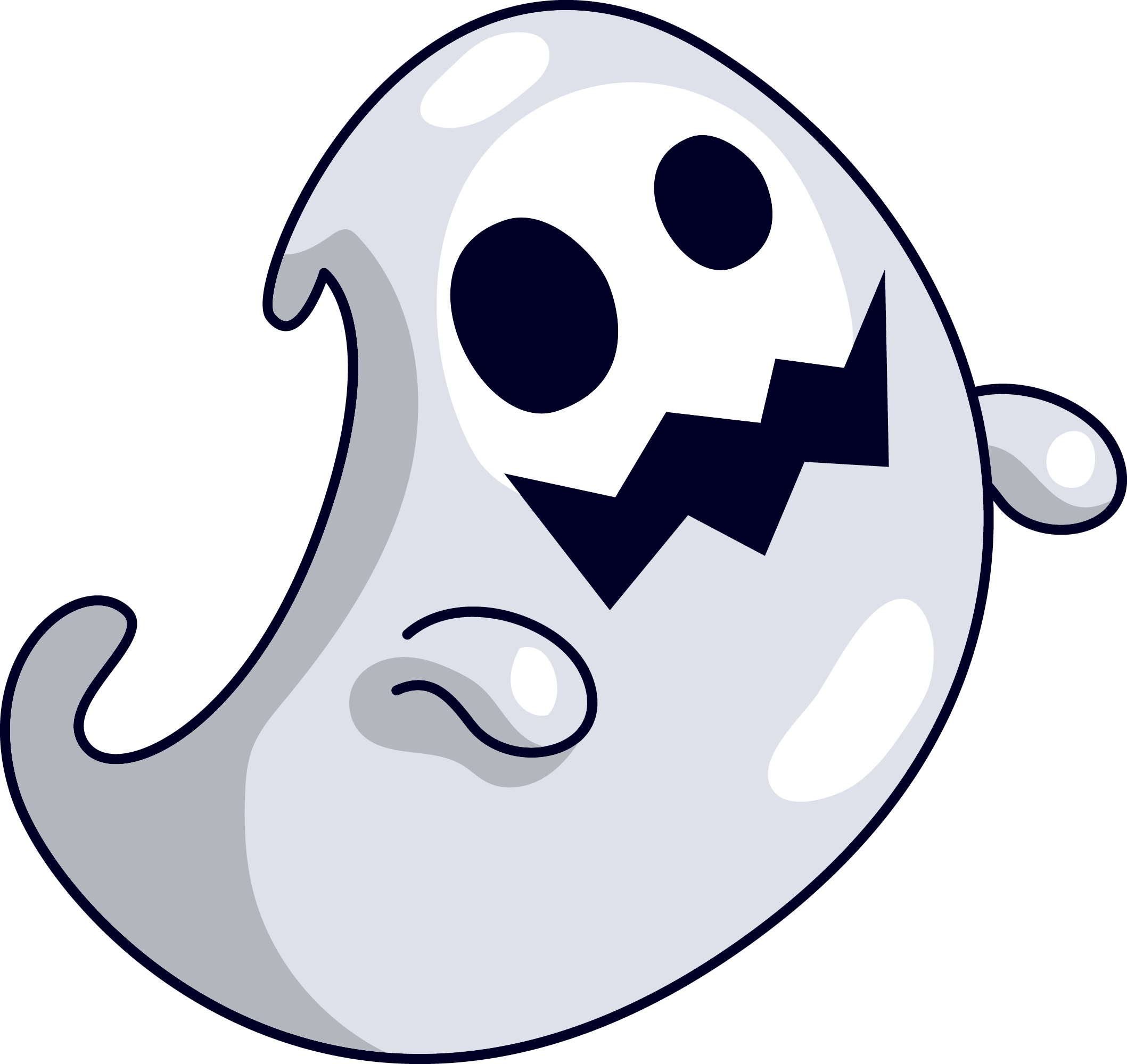 Preview for Cute-ghost-halloween-illustration-ghosts-sticker-aacf2