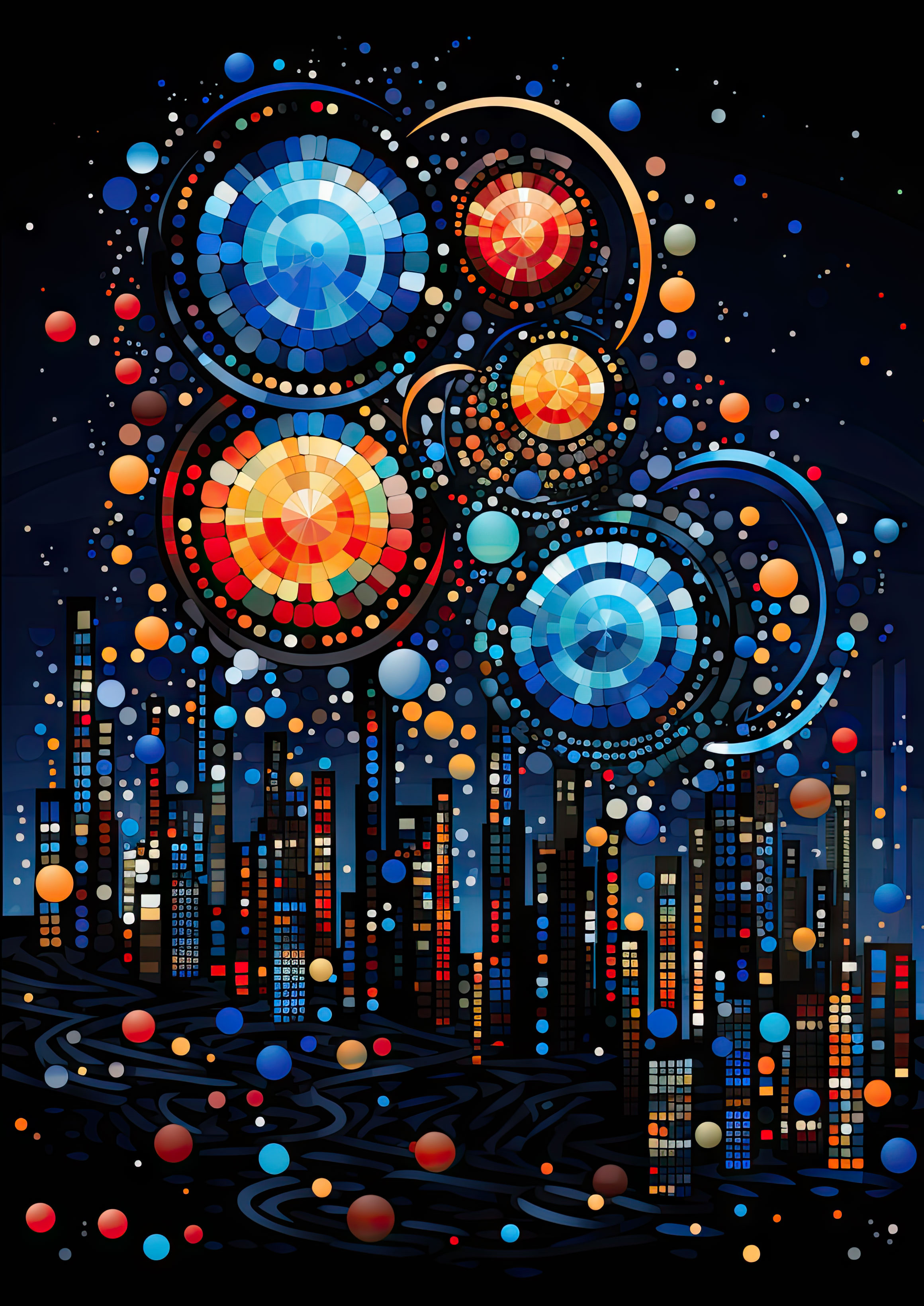 Preview for Digital-cityscape-orbs-new-year-background-1292e