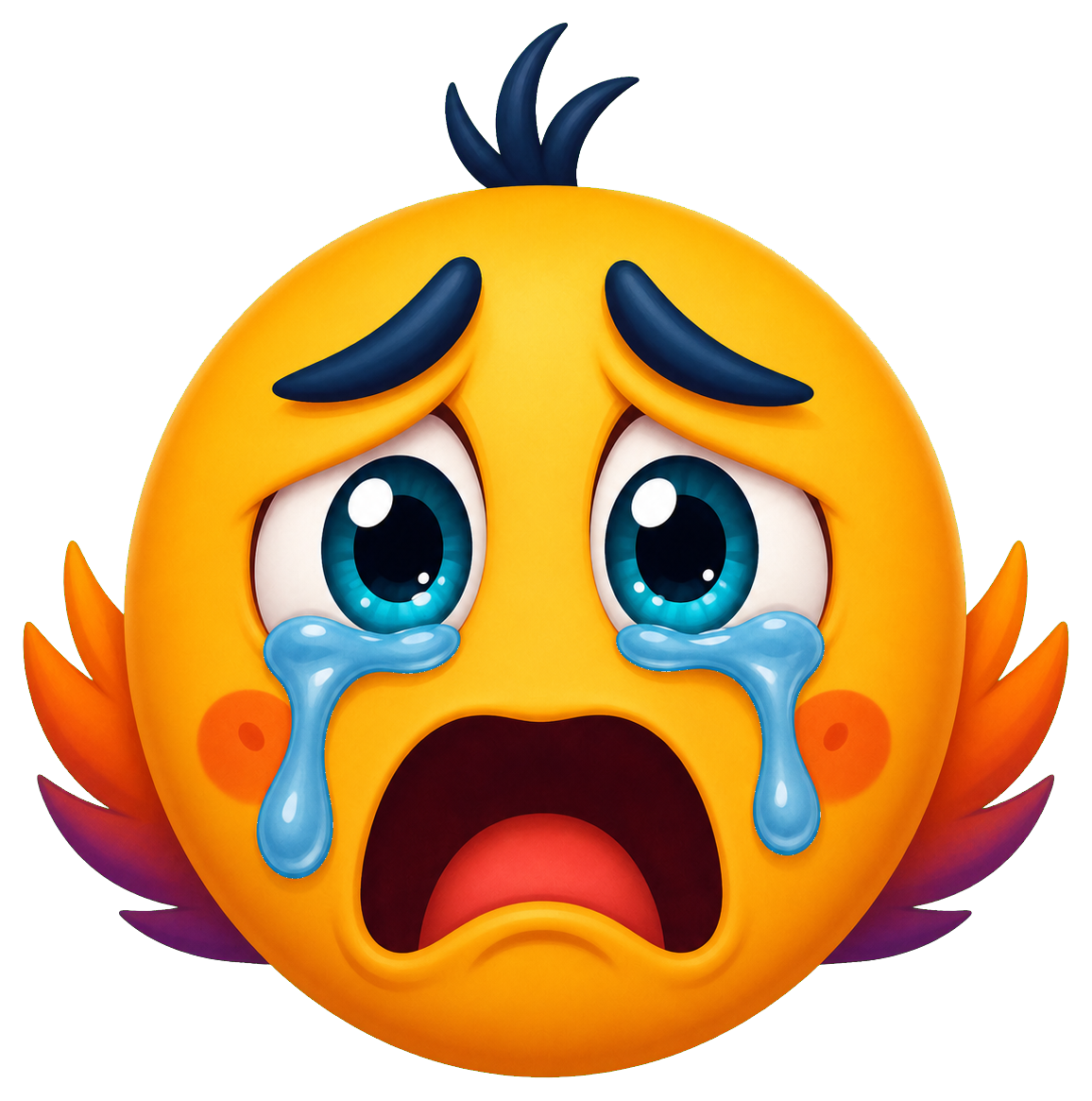 Preview for Crying Teardrop Face Sticker