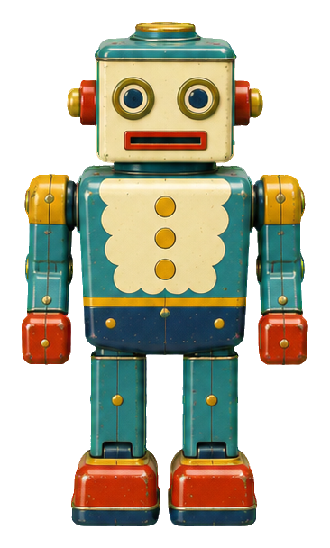 Preview for Tin Toy Robots Scalloped Chest