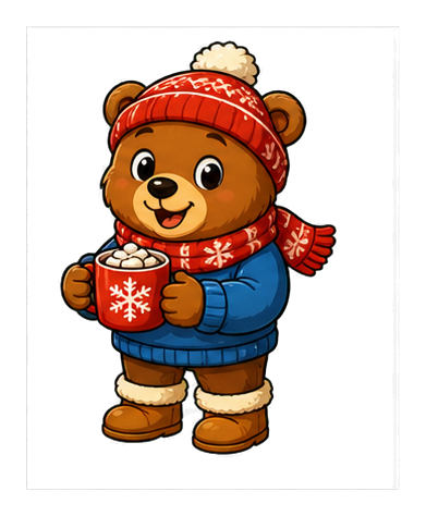 Preview for Cocoa Bear Sticker