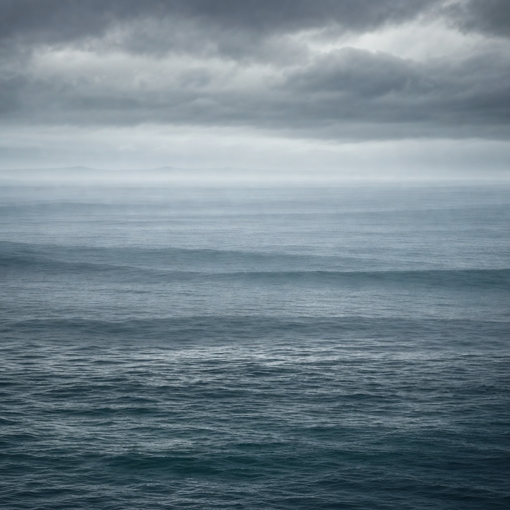 Preview for Storm Gray Ocean Horizon Background