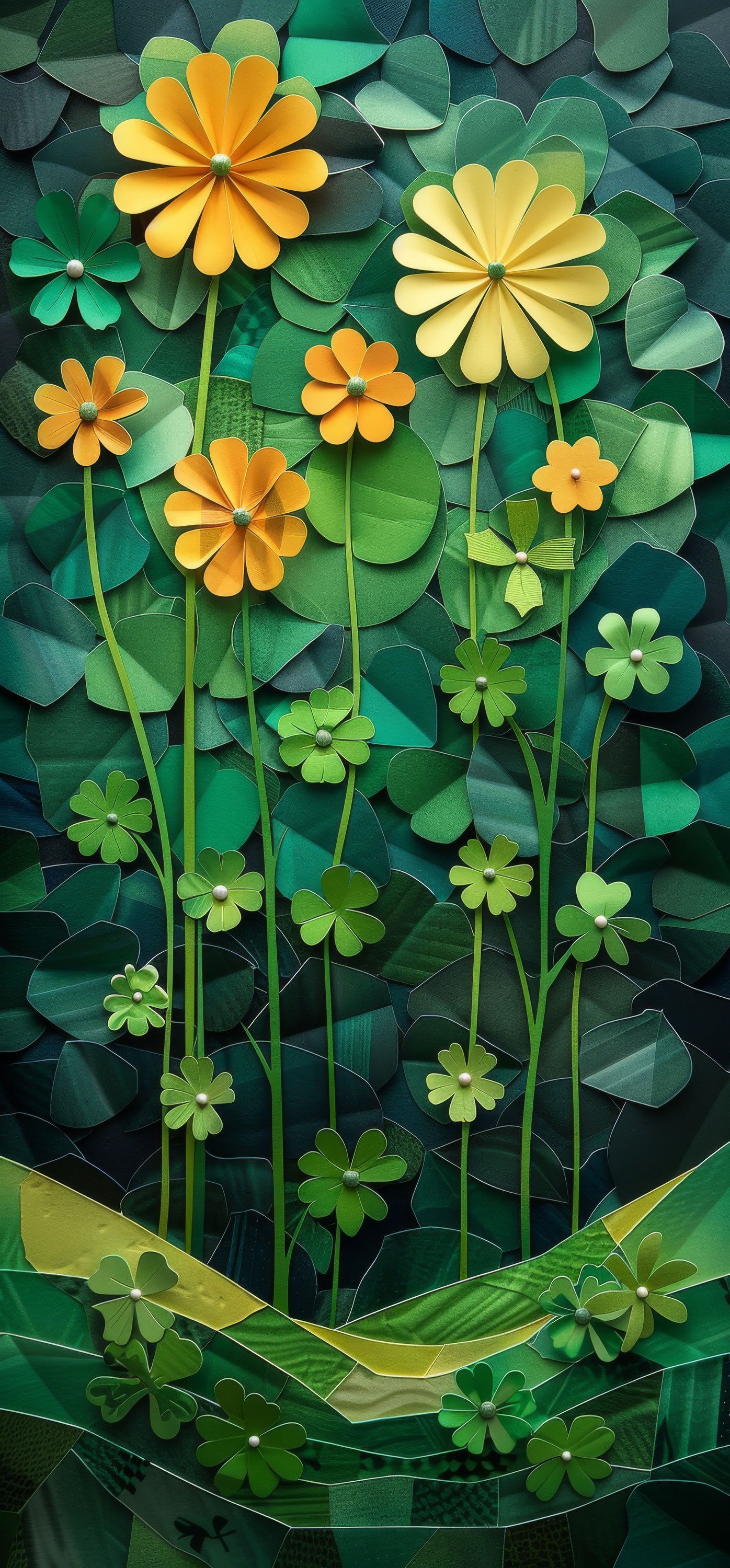 Preview for Layered-paper-flowers-art-st-patricks-background-7bdc6