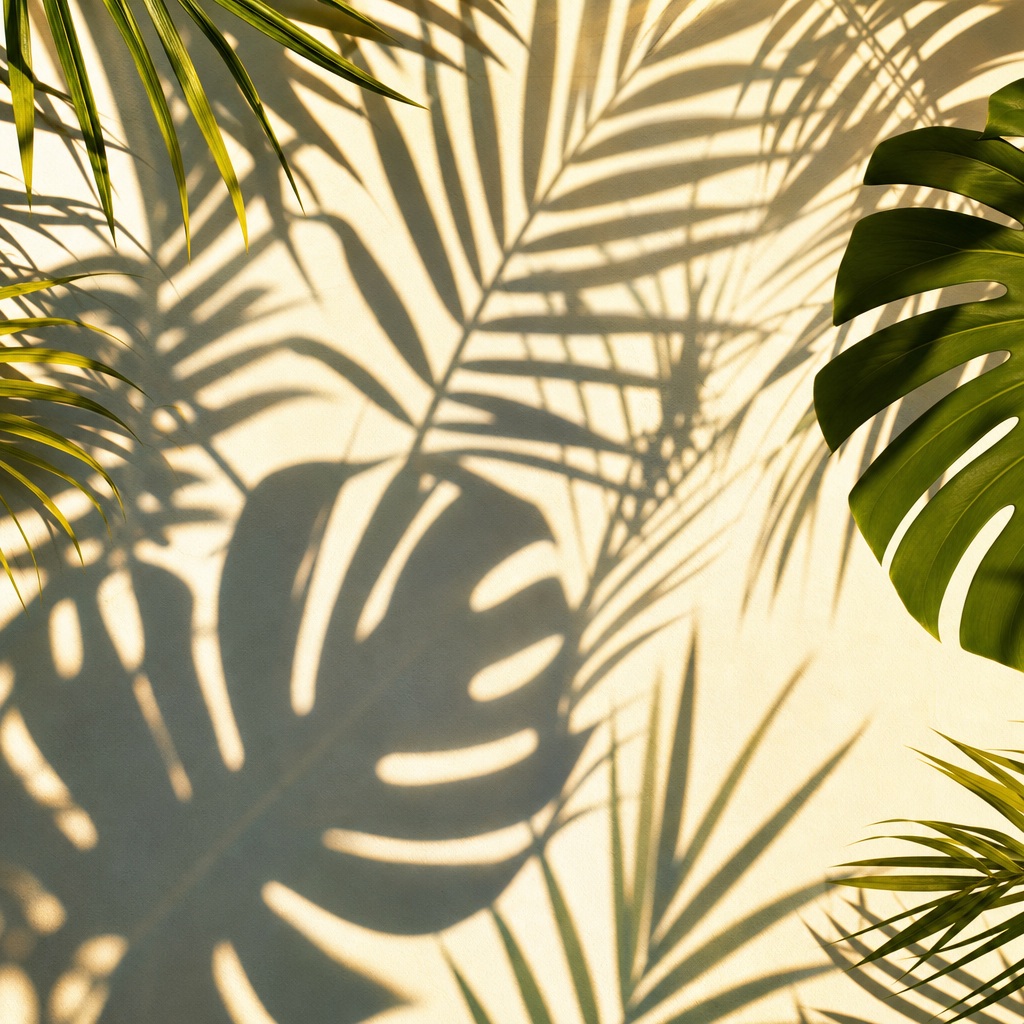 Preview for Botanical Shadow Pattern Background