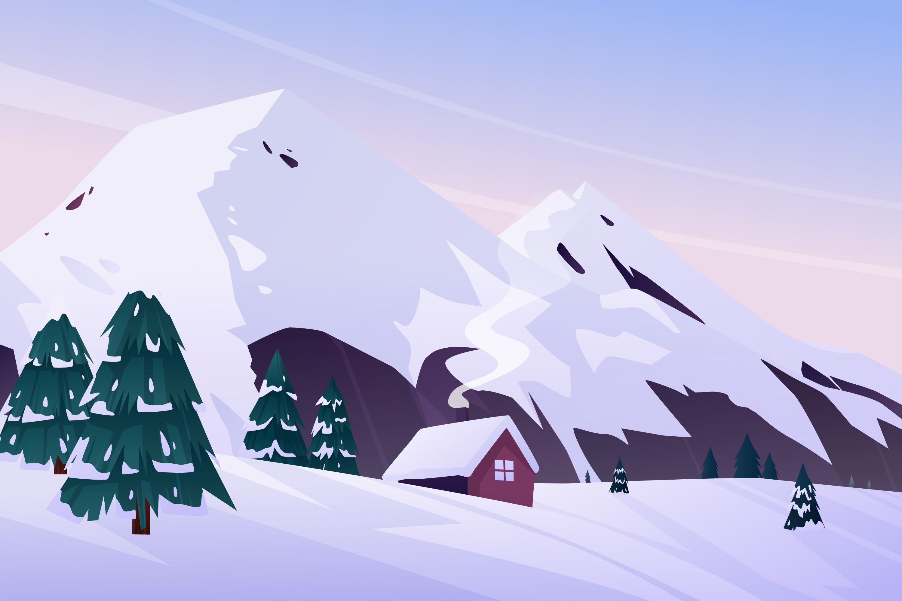 Preview for Winter-landscape-illustration-background-54ef1