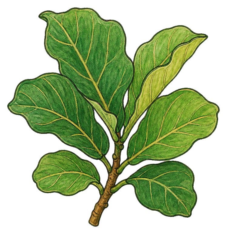 Preview for Fiddle Leaf Fig Branch Sticker