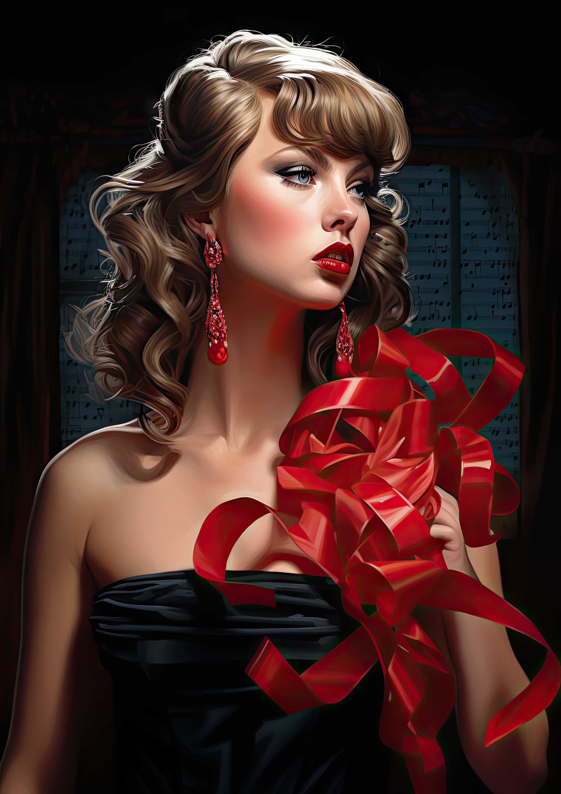 Preview for Luxury-gift-ribbon-woman-taylor-swift-background-6e09d