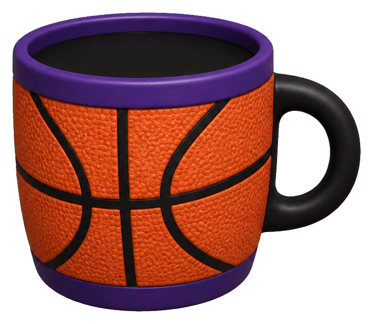 Preview for Basketball Mug Sticker
