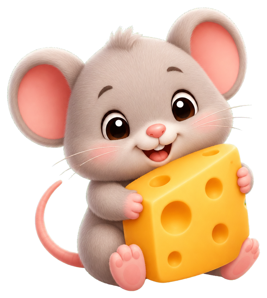 Preview for Mouse Cheese Sticker Graphic