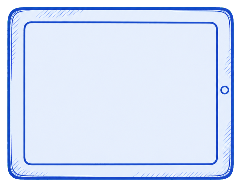 Preview for Blank Tablet Sticker