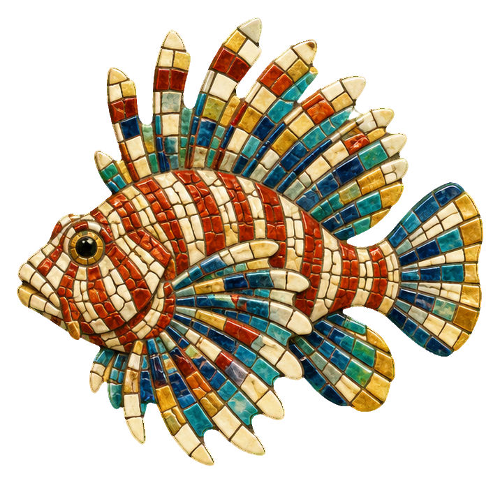 Preview for Mosaic Tropical Fish Lionfish
