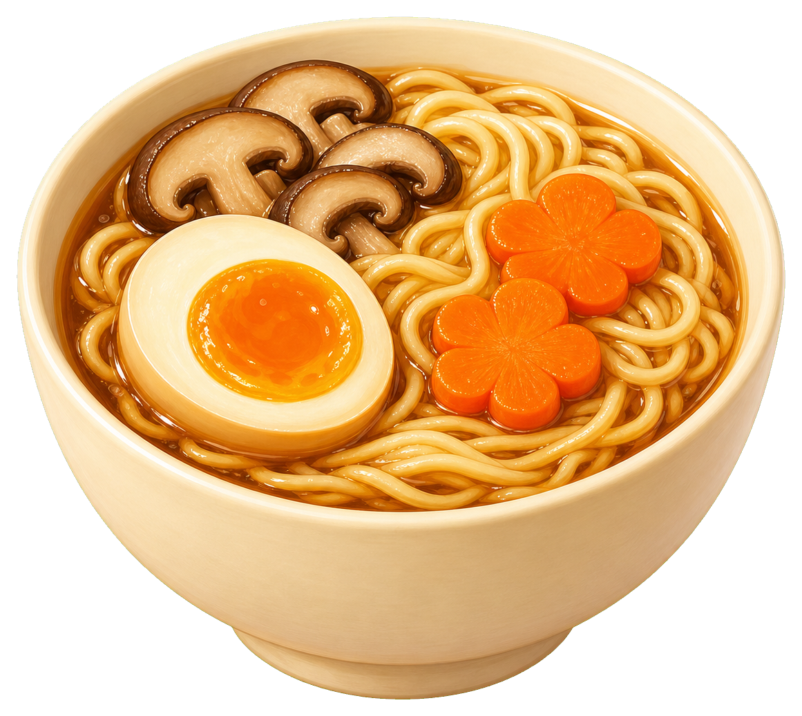 Preview for Noodle Bowl Sticker For Food Designs