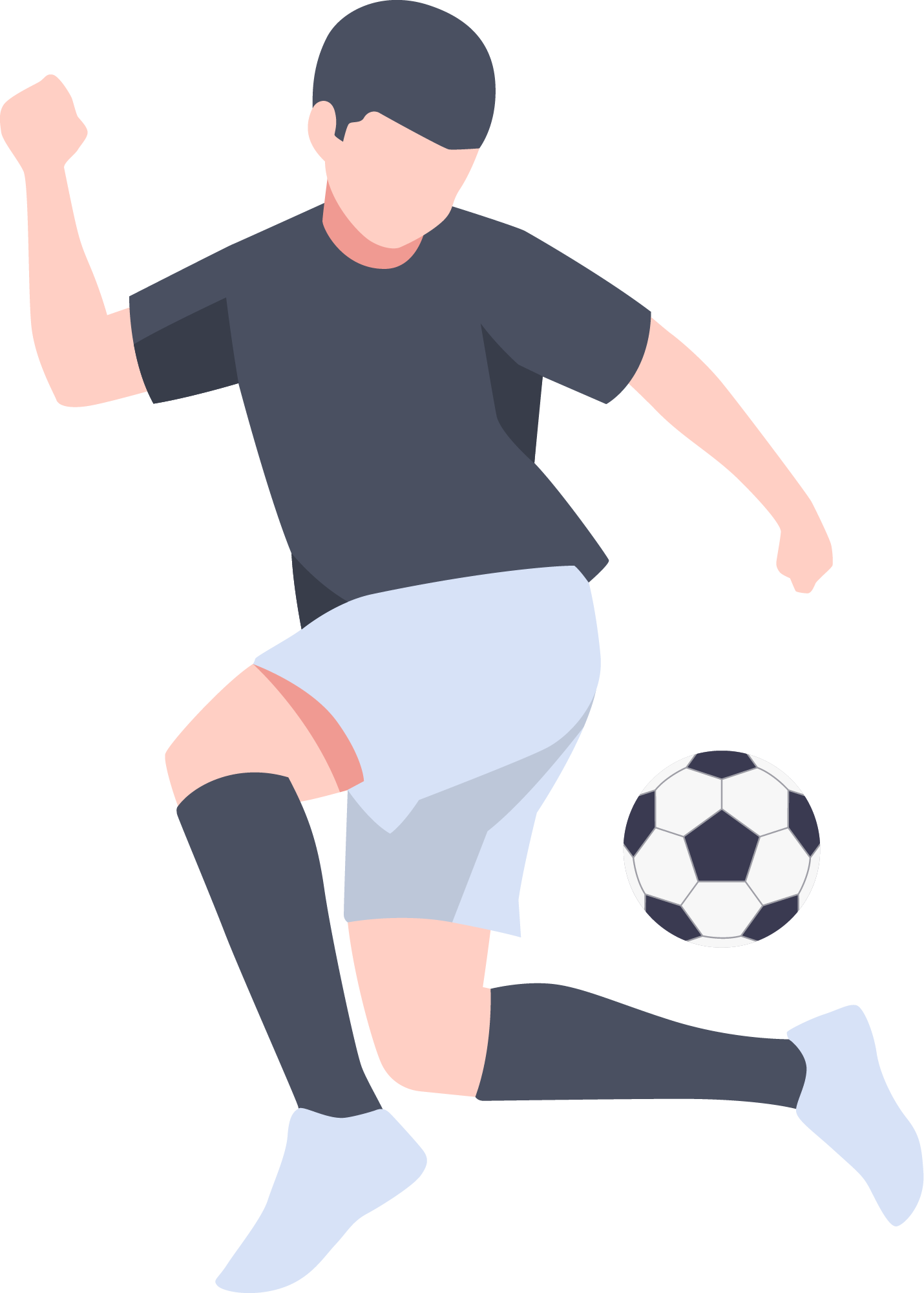 Preview for Soccer-player-kicking-ball-sticker-10b38