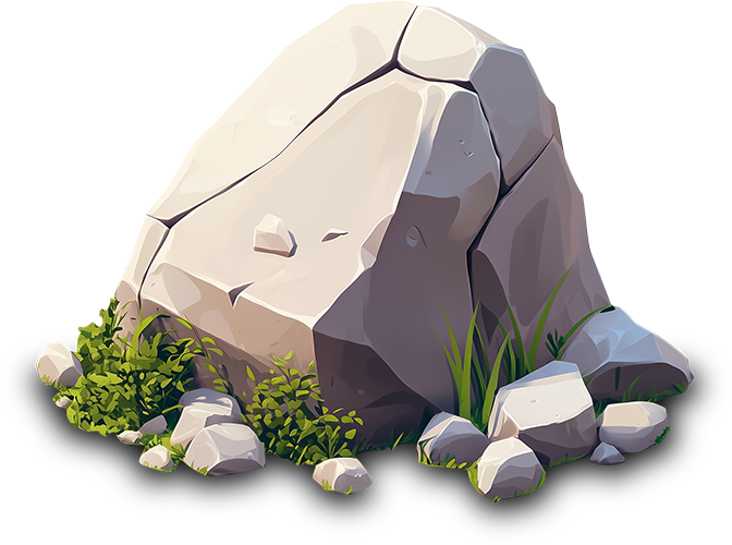 Preview for Rock-illustration-design-hardscape-sticker-7ef9a