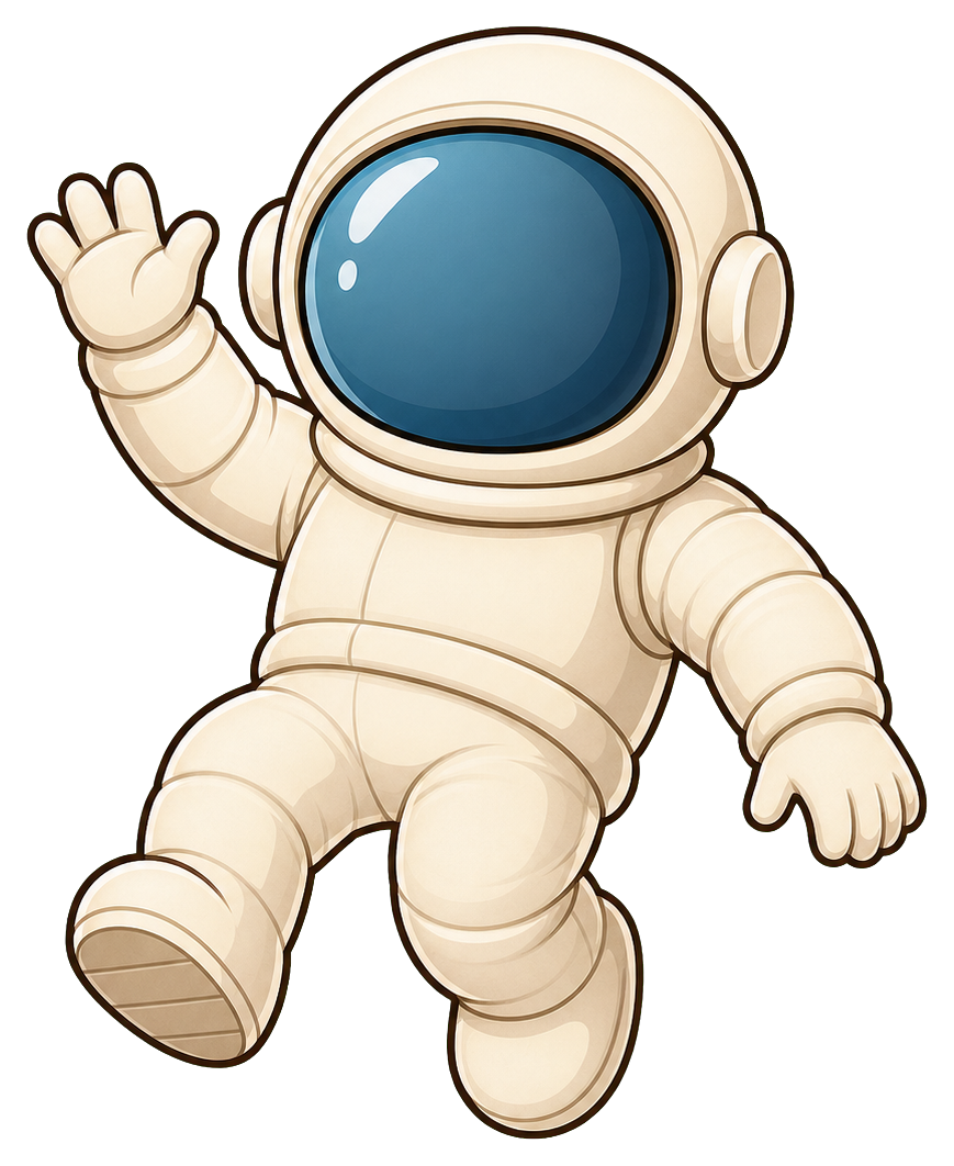 Preview for Waving Astronaut Sticker