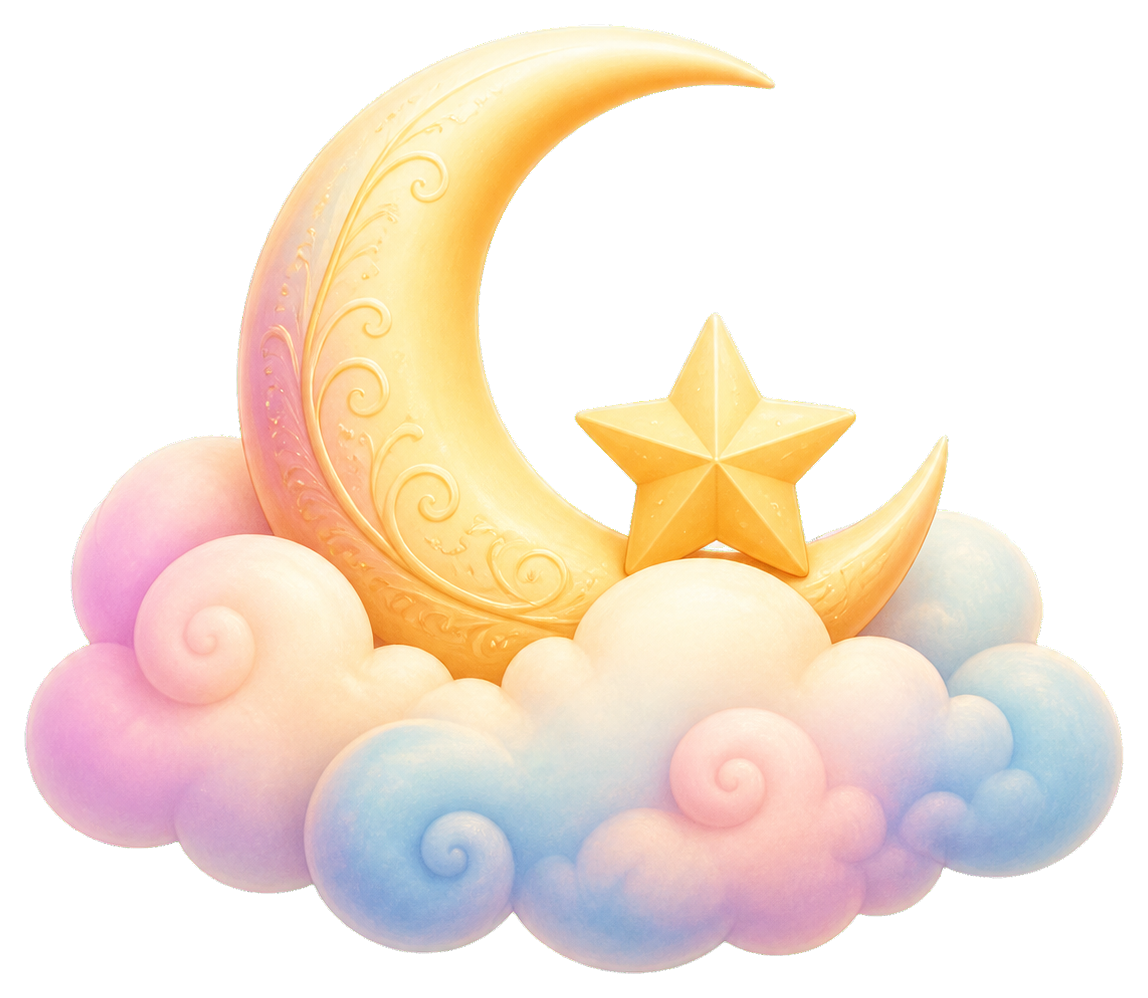 Preview for Star Crescent Cloud Sticker