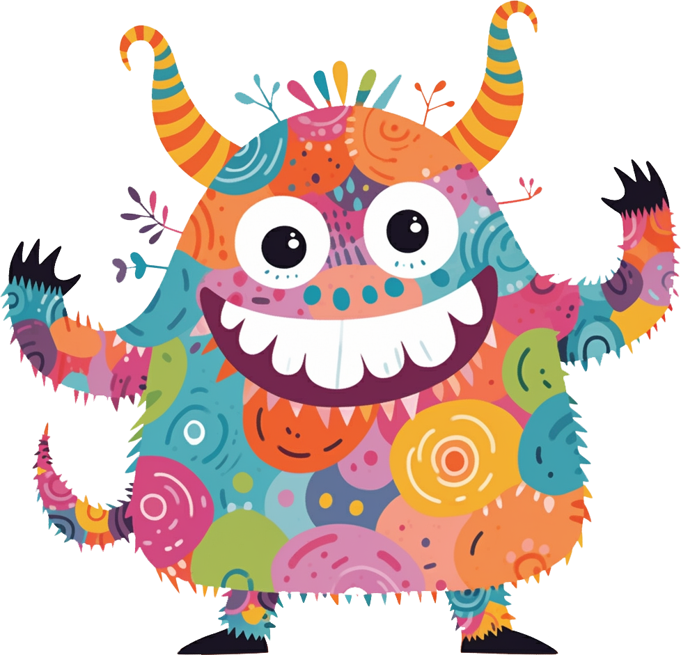 Preview for Colorful-cartoon-monster-illustration-monsters-sticker-b12fe