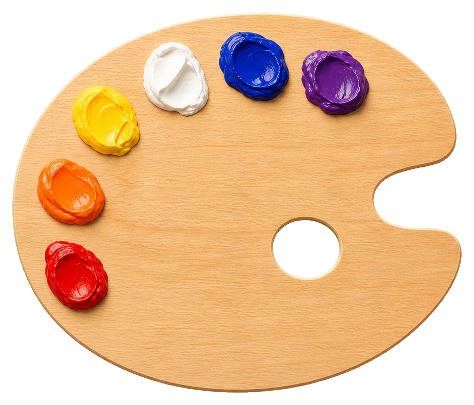 Preview for Paint Palette Sticker For Creative Designs