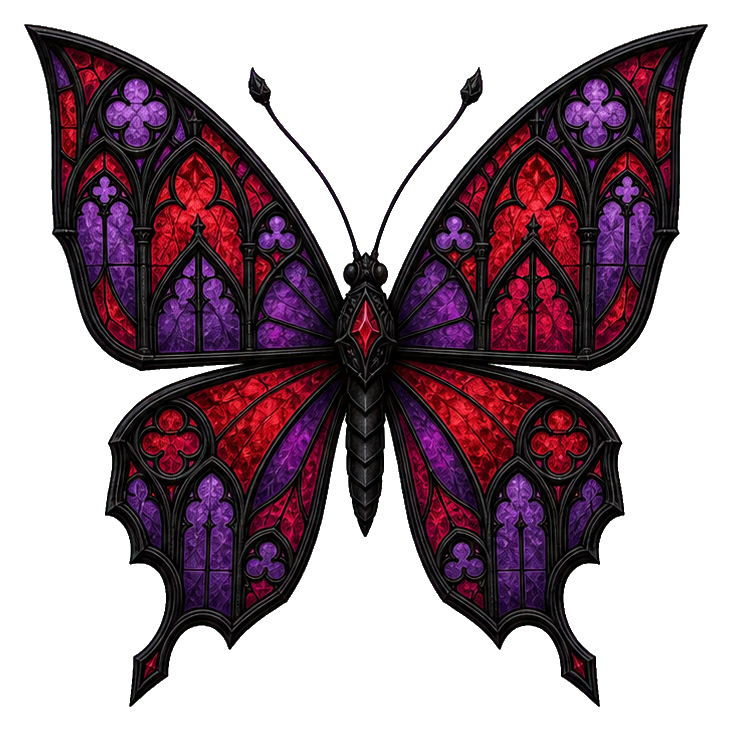 Preview for Cathedral Window Butterfly Sticker