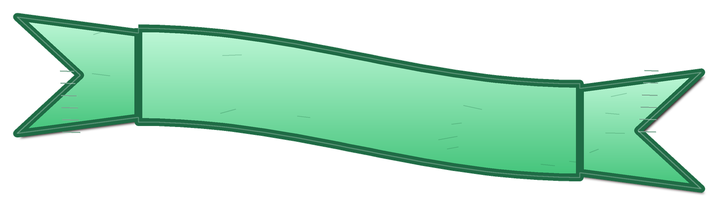 Preview for Mint Curved Banner Sticker