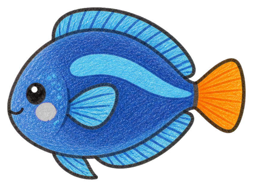 Preview for Blue Surgeonfish Sticker