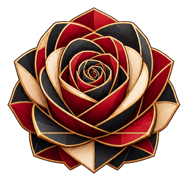 Preview for Art Deco Geometric Rose Sticker