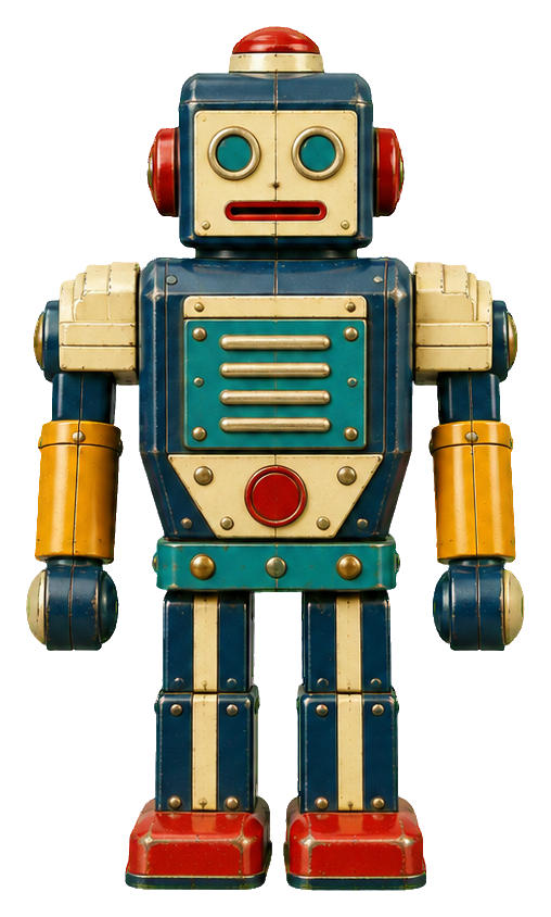 Preview for Tin Toy Robots Stepped Shoulders
