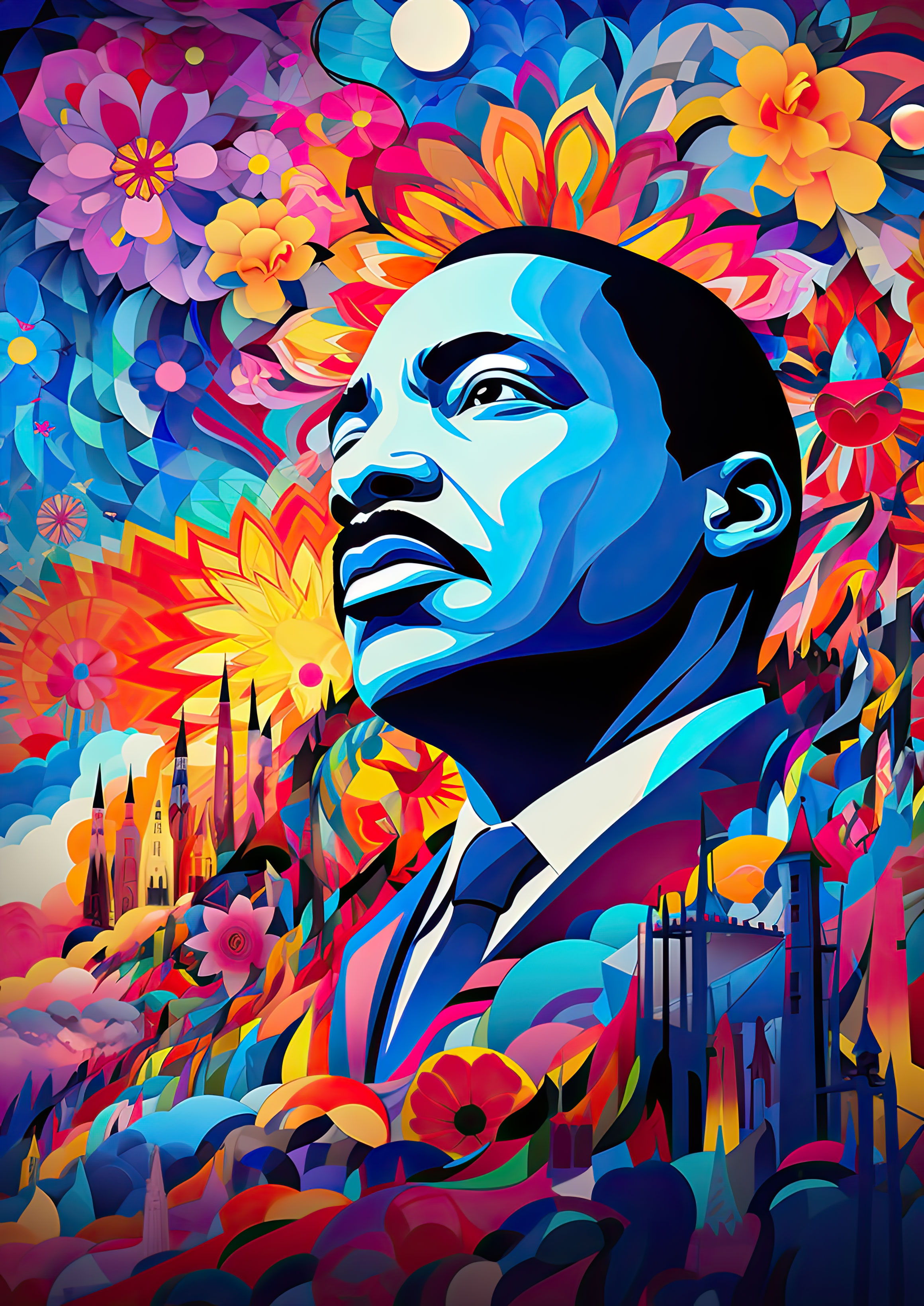 Preview for Martin-luther-king-jr-vibrant-artwork-mlk-background-329b2
