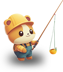 Preview for Hamster-fishing-character-sticker-69d33