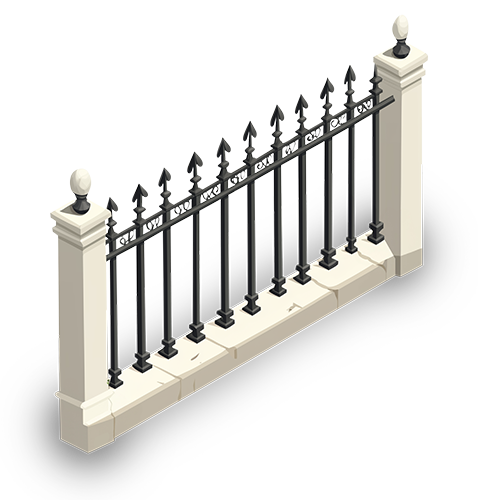 Preview for Modern-fence-design-template-sticker-4d244