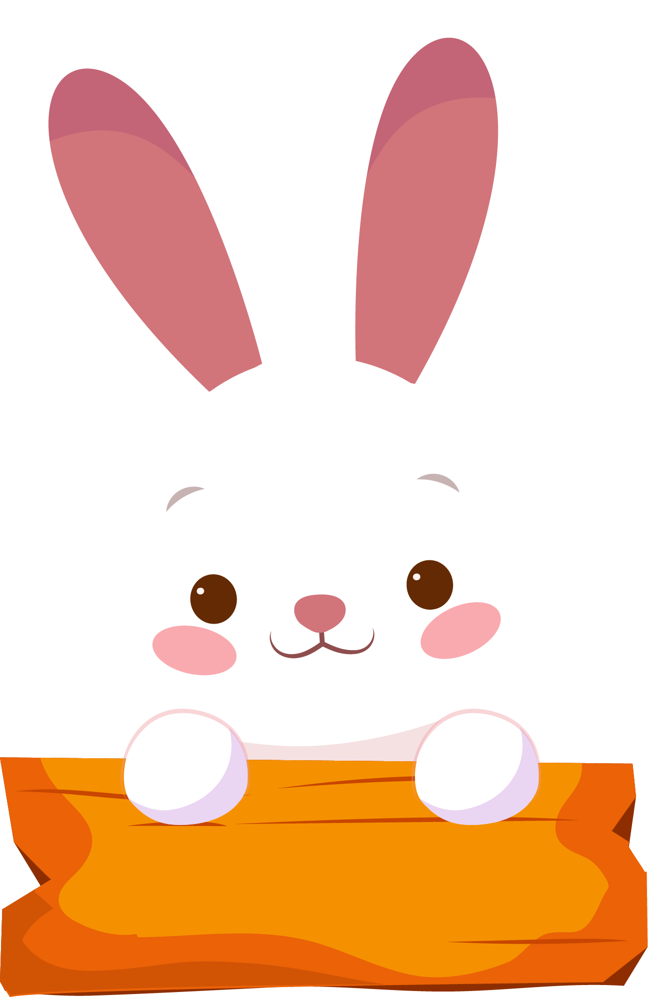 Preview for Cartoon-bunny-illustration-easter-sticker-571ff