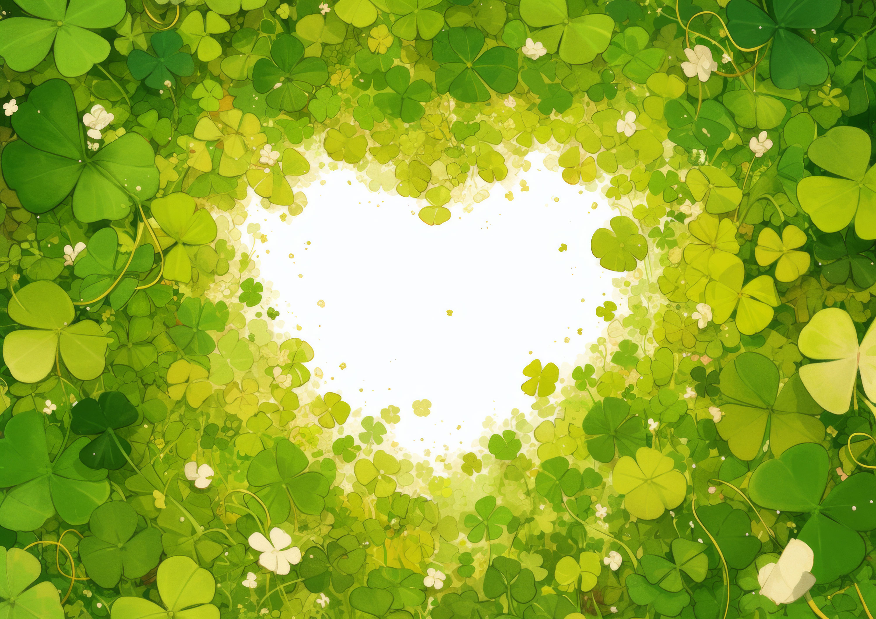 Preview for Clover-heart-frame-st-patricks-background-2f321