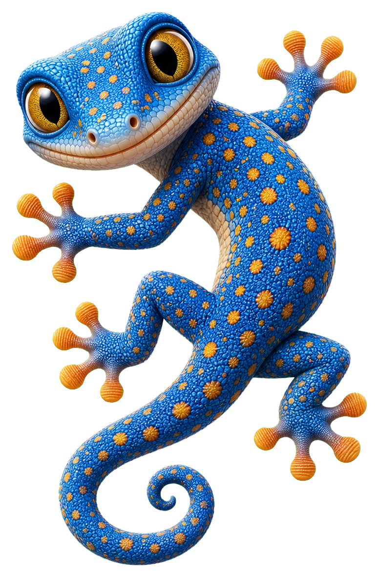 Preview for Blue Gecko Sticker