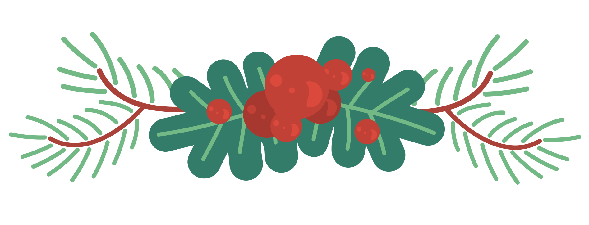 Preview for Christmas-holly-border-design-holiday-design-sticker-30aa4