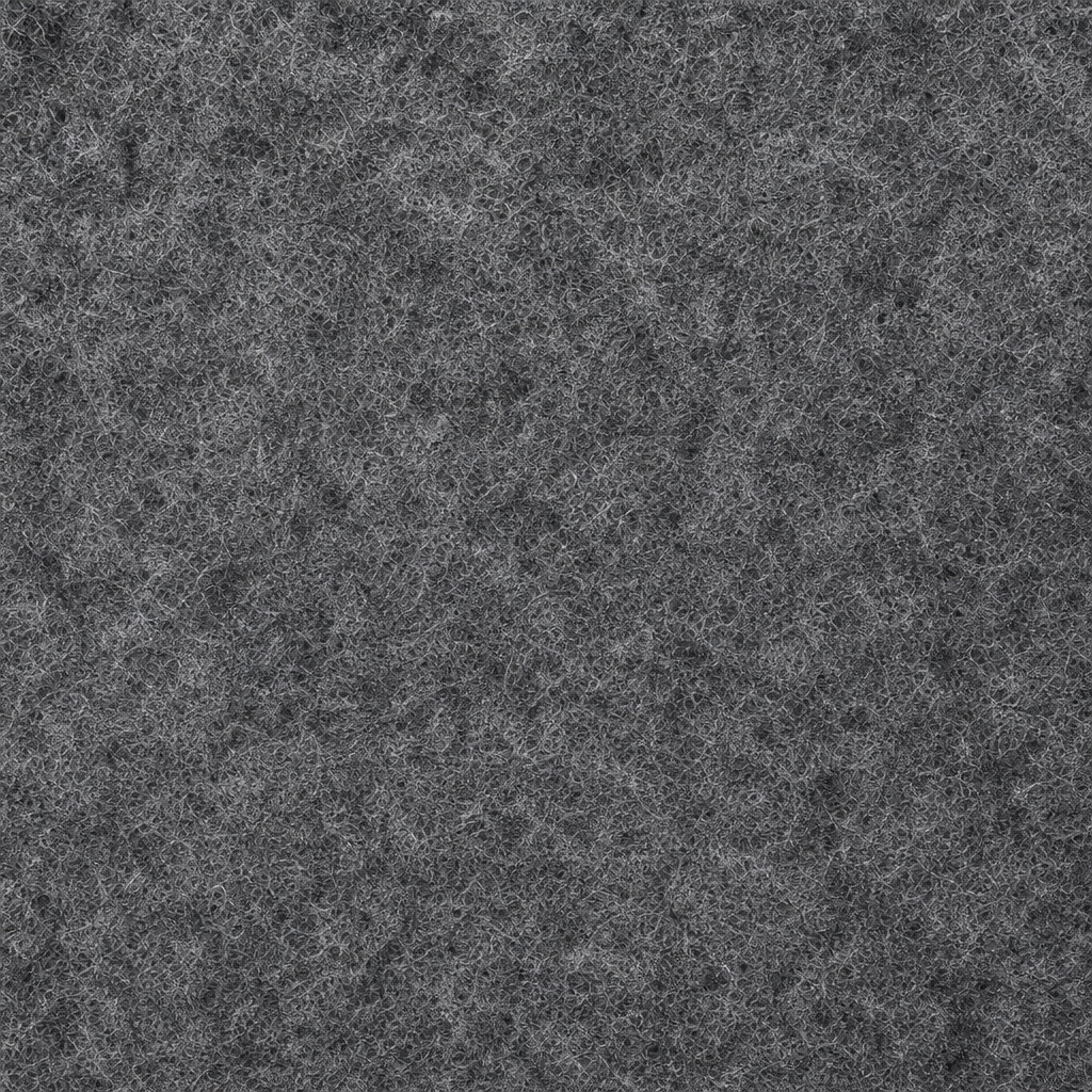 Dark gray felt fiber texture filling the square frame.