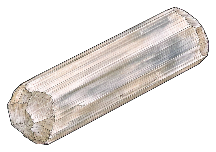 Preview for Selenite Crystal Wand Sticker