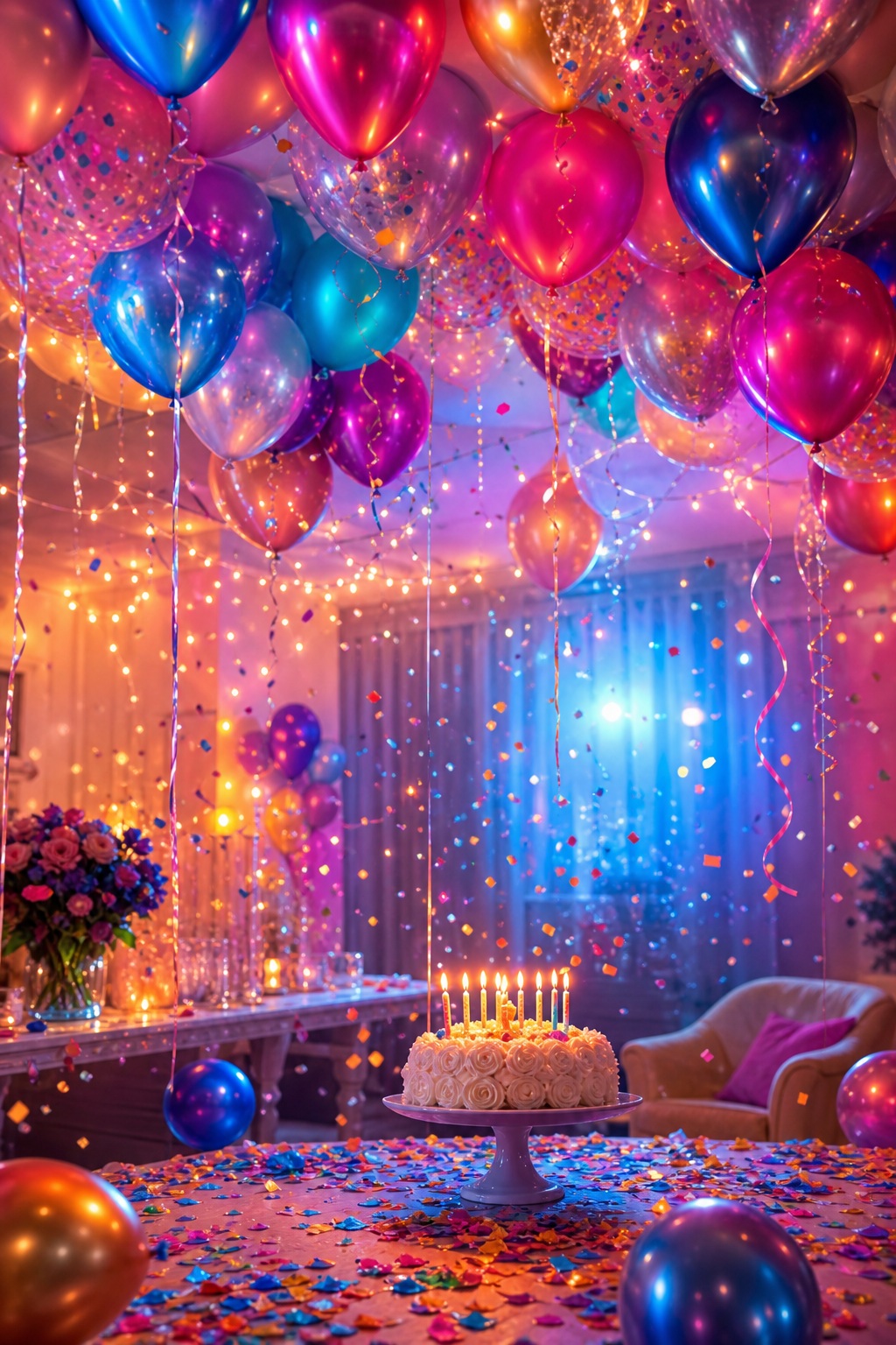 Preview for Birthday Balloons Party Background