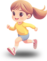Preview for Happy-running-girl-illustration-character-sticker-4fb32