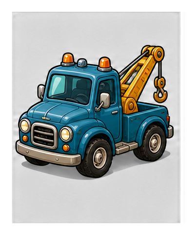 Preview for Tow Truck Sticker Graphic