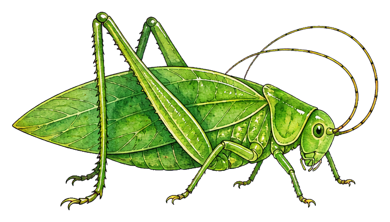 Preview for Emerald Katydid Sticker