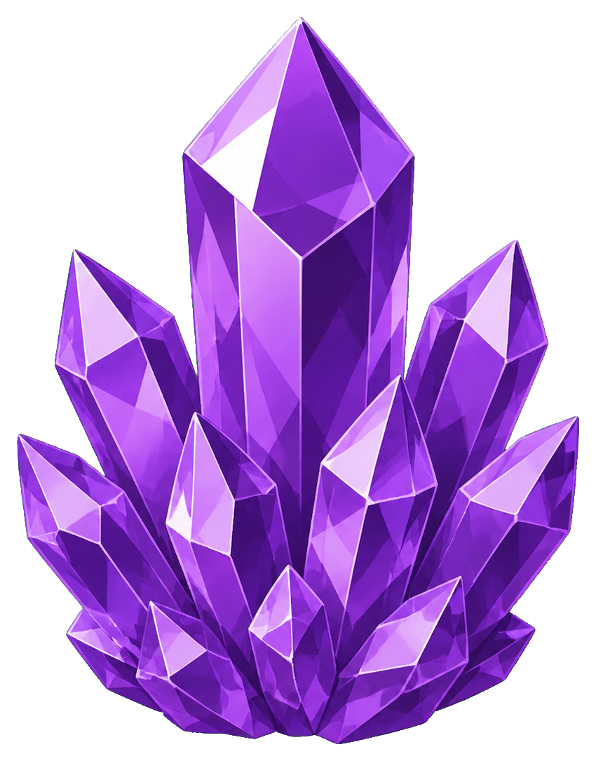 Preview for Amethyst Crystal Sticker