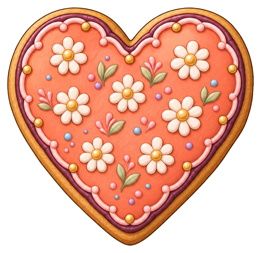 Preview for Heart Cookie Sticker