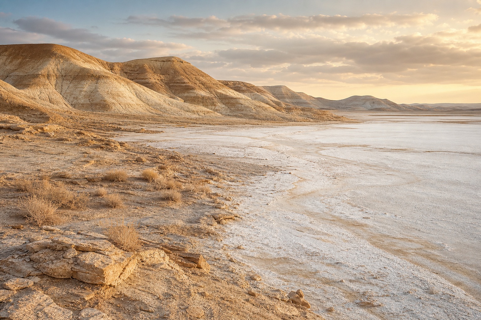 Preview for Desert Clay Landscape Background