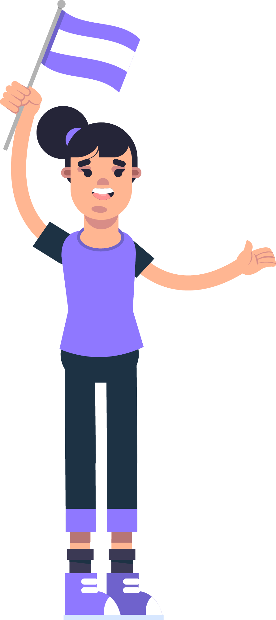 Preview for Nonbinary-pride-illustration-soccer-sticker-b5c55