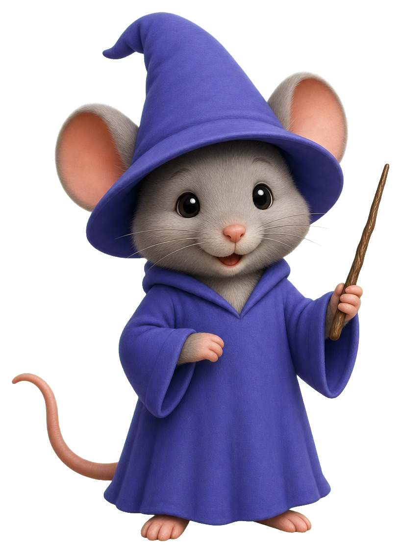 Preview for Mouse Wizard Sticker Graphic