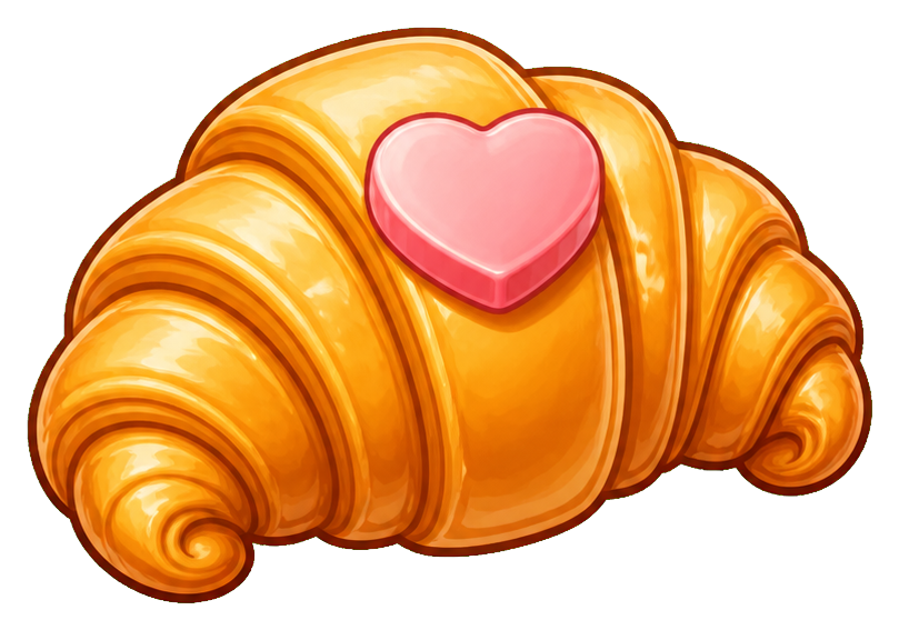 Preview for Croissant Sticker Graphic